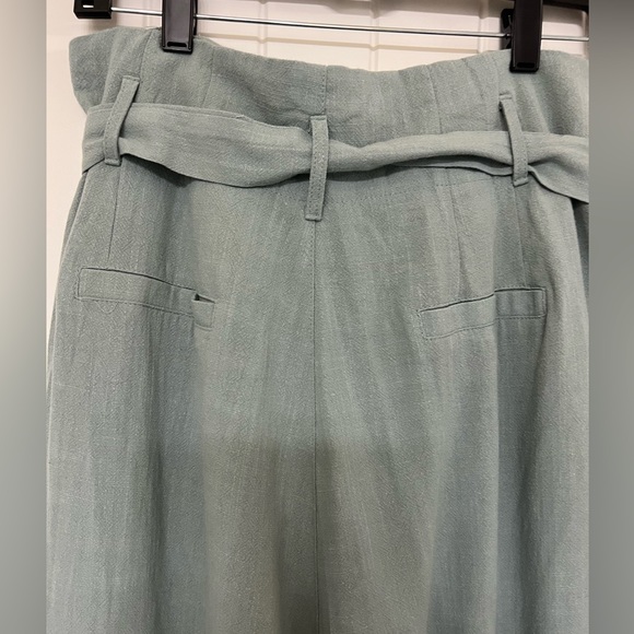 Gilli high waist Sage pin tuck linen pants - Picture 5 of 6